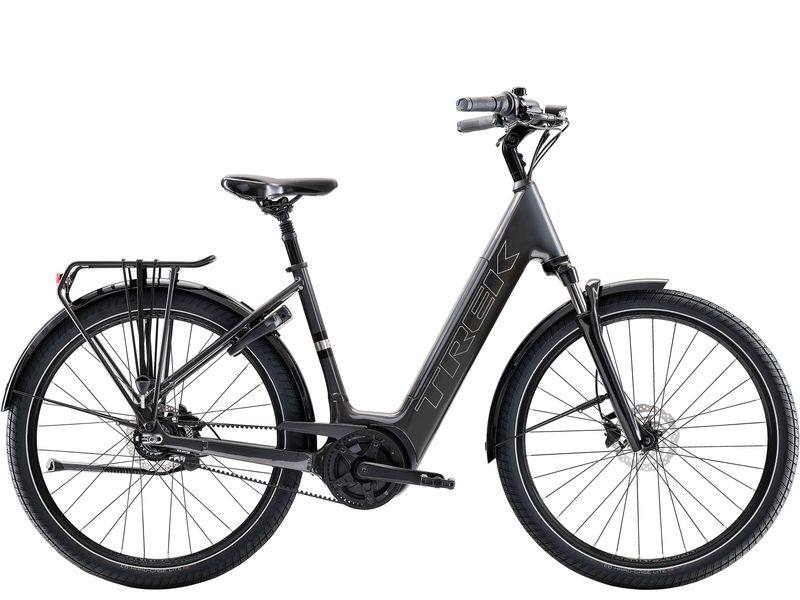 Městské elektrokolo Trek District+ 3 Lowstep Belt