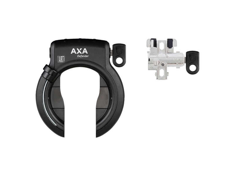 AXA Lock Bosch 2 Downtube Battery with Defender Ring Lock